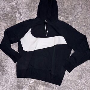 Nike Black and White Men's Hoodie